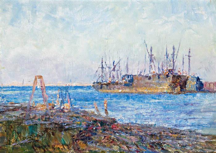 Frederick Mccubbin Ships, Williamstown by Frederick McCubbin Spain oil painting art